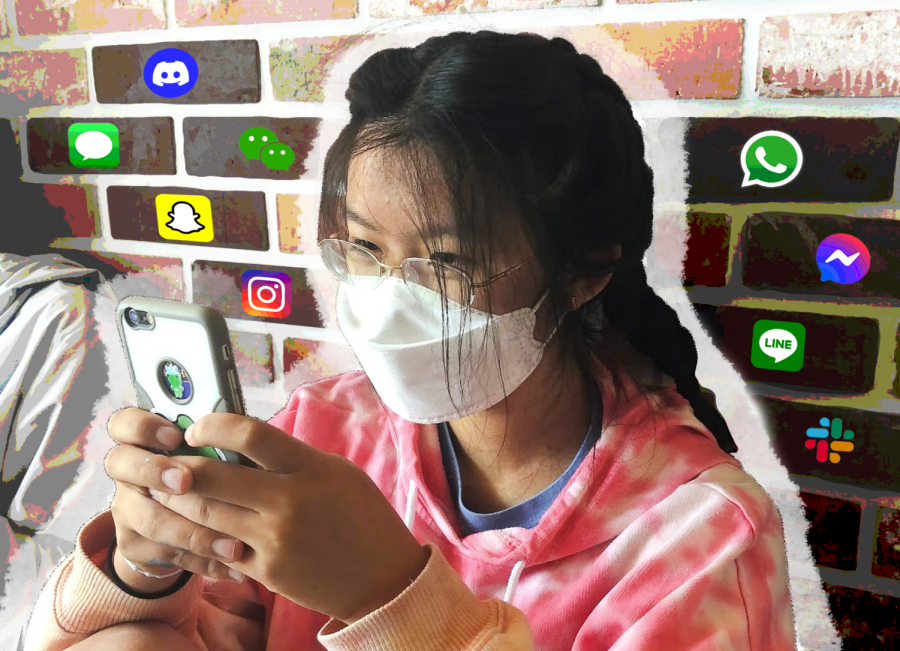 Like Sophomore Esther Suh, many individuals utilize messaging platforms to connect with others for reasons ranging from talking to friends and family to work related purposes.