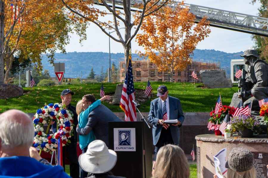 Veterans Day Ceremony in Cupertino Memorial Park
