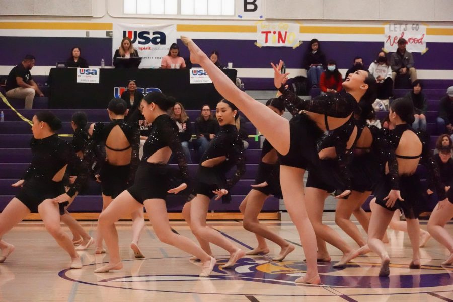 Members of MVDT compete in the Large Jazz category