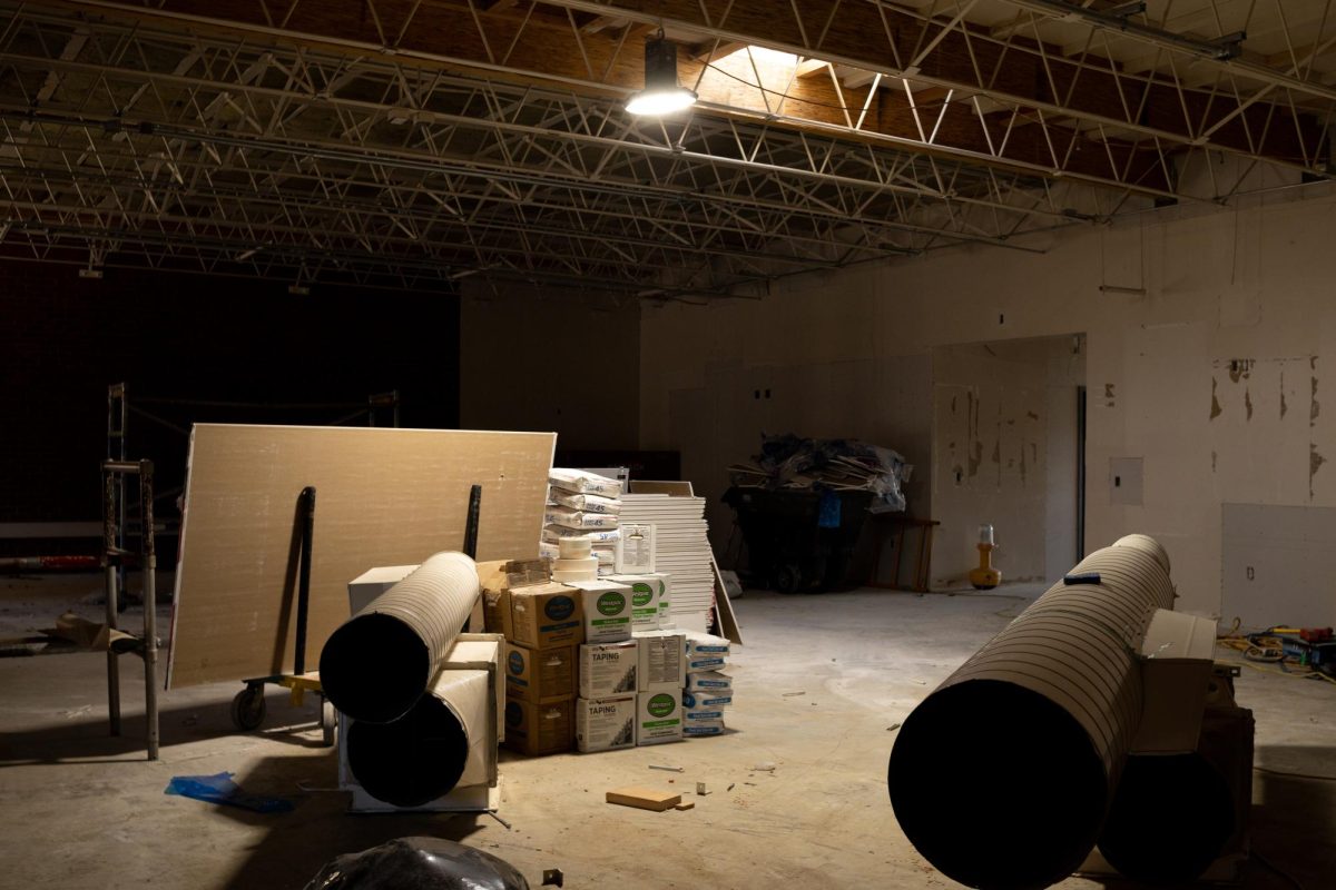 In August 2023, the choir room was still undergoing construction. | Photo by Giljoon Lee