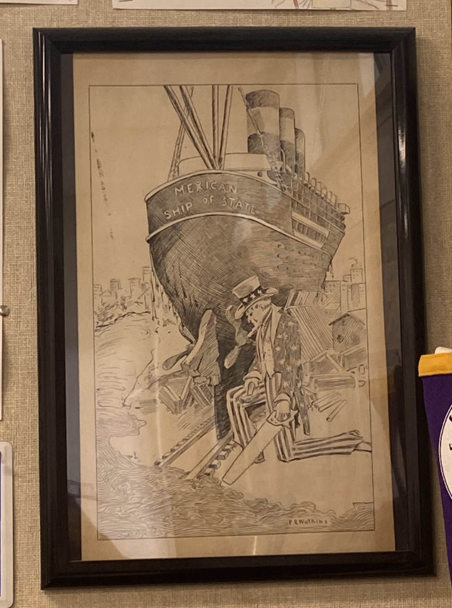 Political cartoon