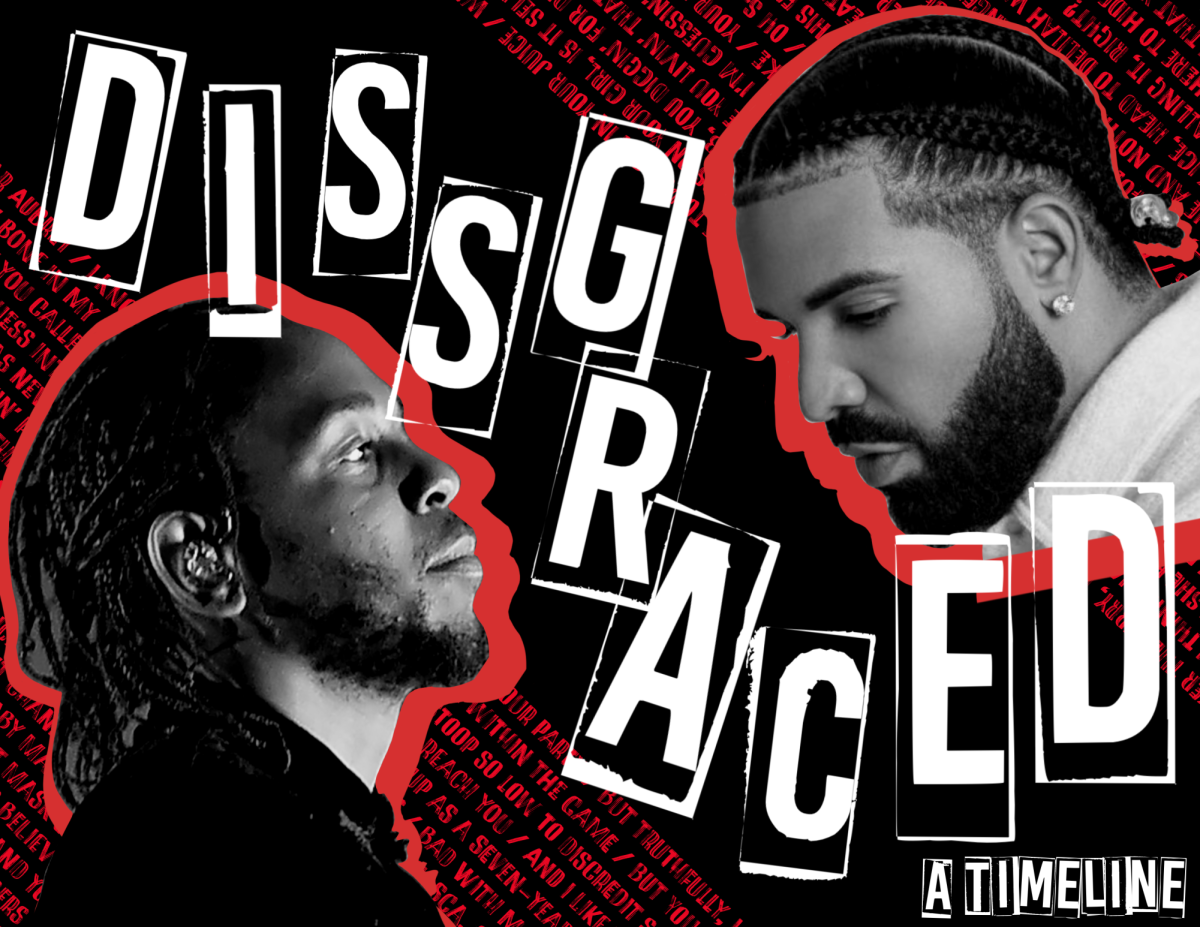 A series of diss tracks exchanged between Kendrick Lamar and Drake have captivated the public and brought new allegations against each rapper to light. Photo illustration by Jillian Ju