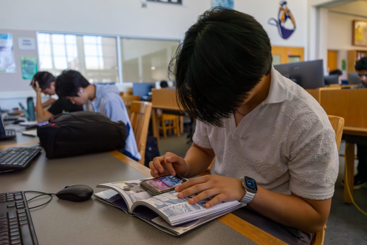 Cell phone use during school hours has become increasingly common among MVHS students.