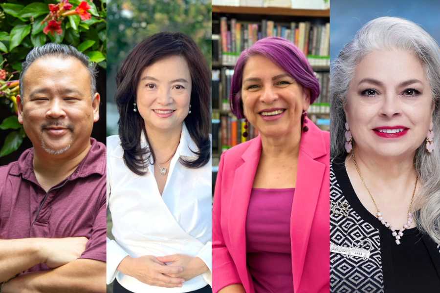 Danny Choi, Aegean Lee, Pat Carpio-Aguilar and Frances Renteria are running for Trustee Areas 5 and 2 for FUHSD's first by-trustee-area elections.