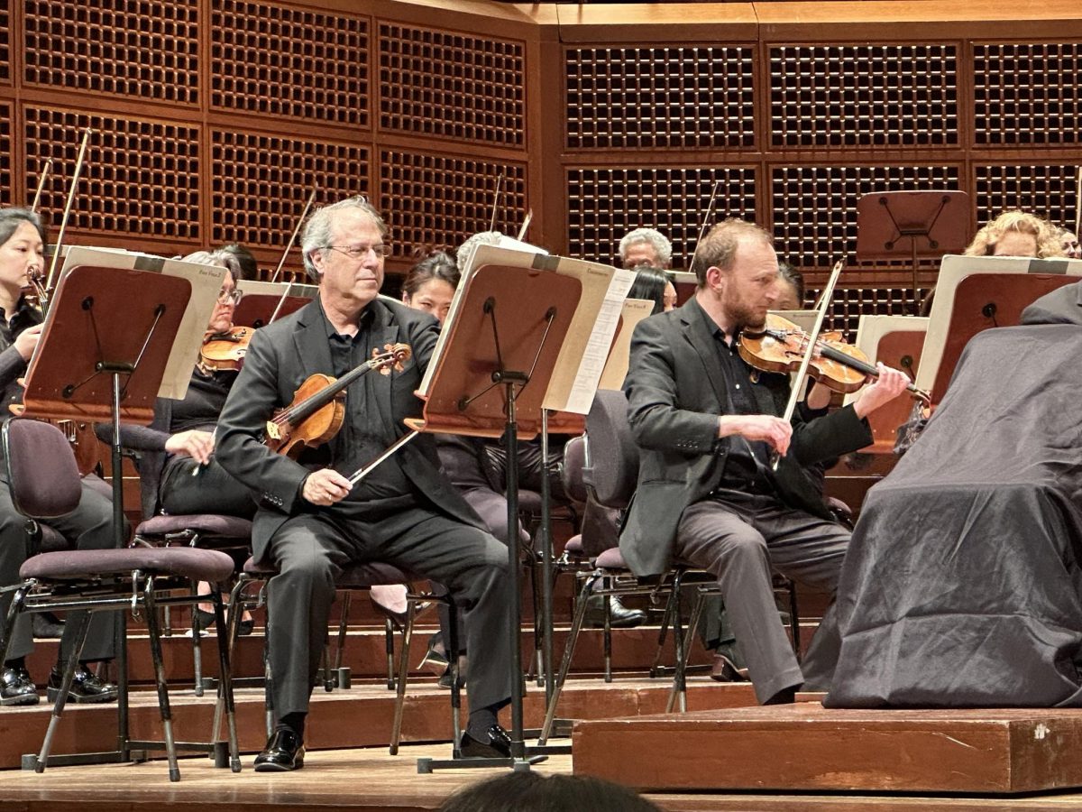 Conducted by Daniel Bartholomew-Poyser, the orchestra performed the intricate melodies of Dvořák’s eighth symphony