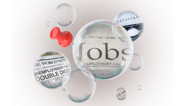 The Cupertino bubble protecting unemployment stigma must be popped. Photo Illustration | Grace Lin