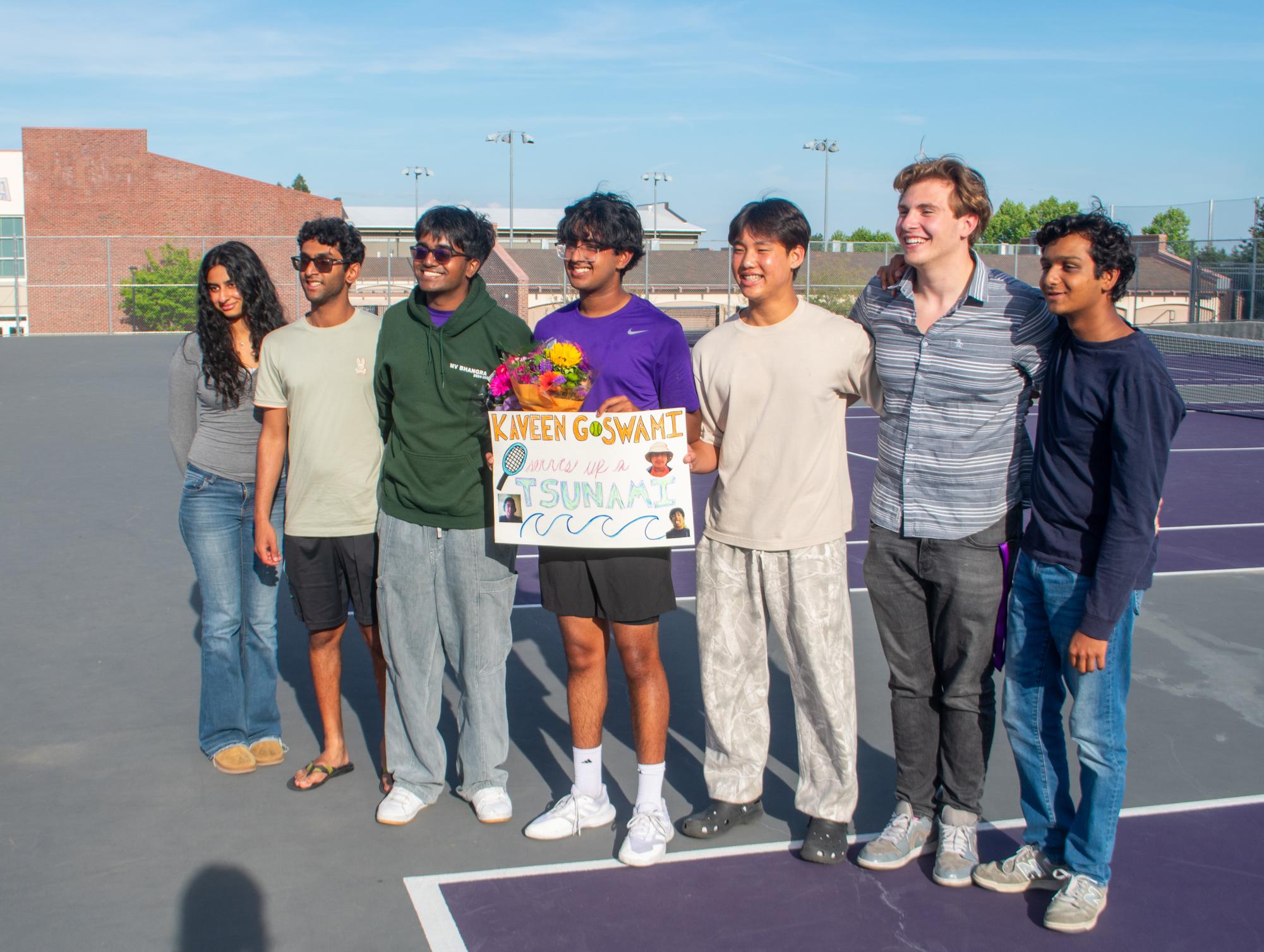 Varsity Boys Tennis wraps up its regular season with Senior
