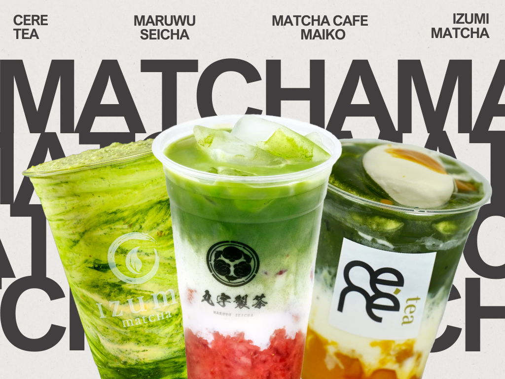 An increased demand for matcha has resulted in many stores specializing in matcha-based drinks opening up in major cities. Photo Illustration | Dylan Nguyen