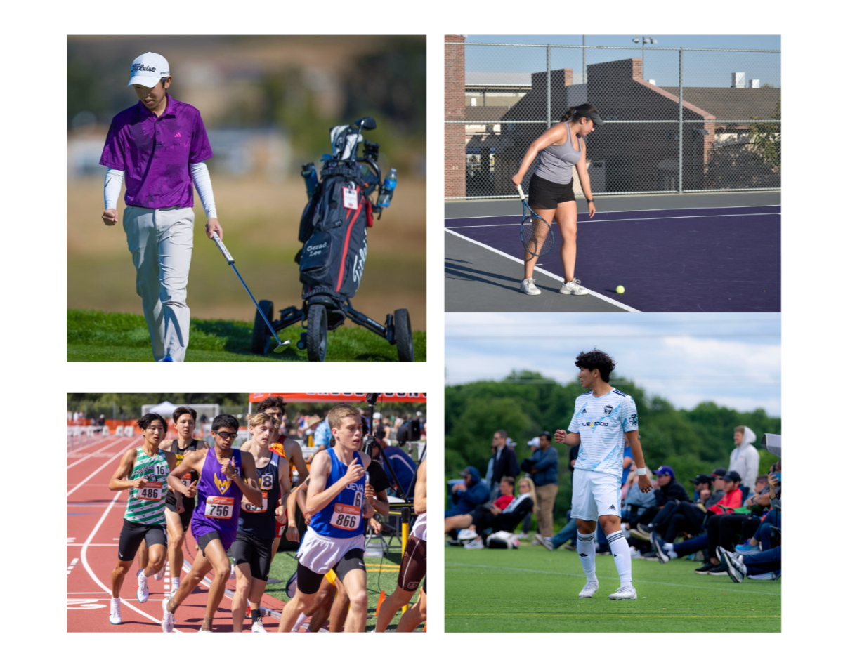 Seniors signed to DIII colleges participating in their respective sports: golf, tennis, soccer, and track & field. 
|Photos courtesy of Thaddius Eguorera, Arushi Singh, and Malcolm Slaney