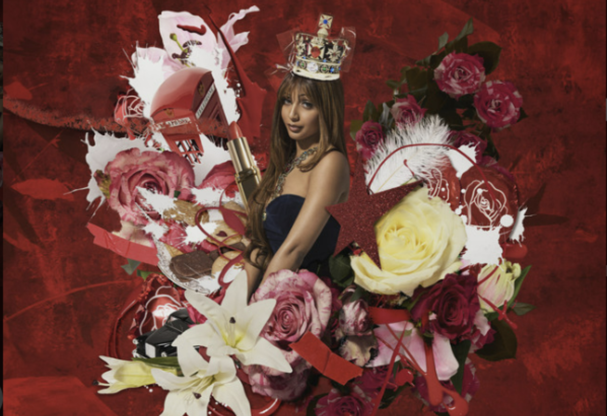 PinkPantheress poses amongst a sea of flowers for the cover of "Fancy That." Courtesy of Warner Brothers | Used with permission
