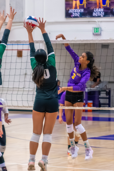The Matadors put up an incredible fight through every block, ace and dig against HHS, ultimately losing a close fifth set