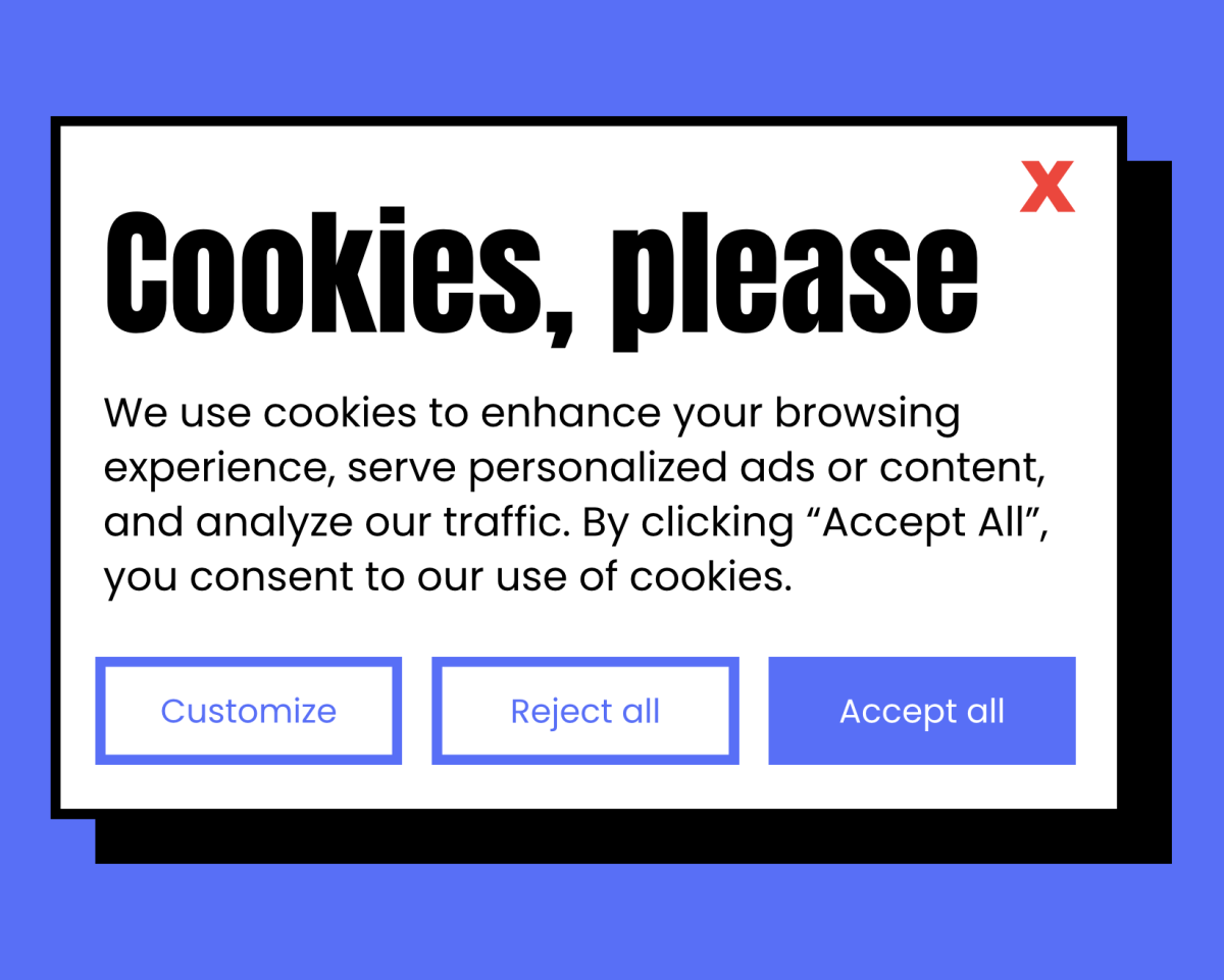The California Opt Me Out Act provides users with a one-time way of opting out of data collection where users are able to toggle their preferences for their browsers rather than on every website they visit. Graphic | Melody Lin