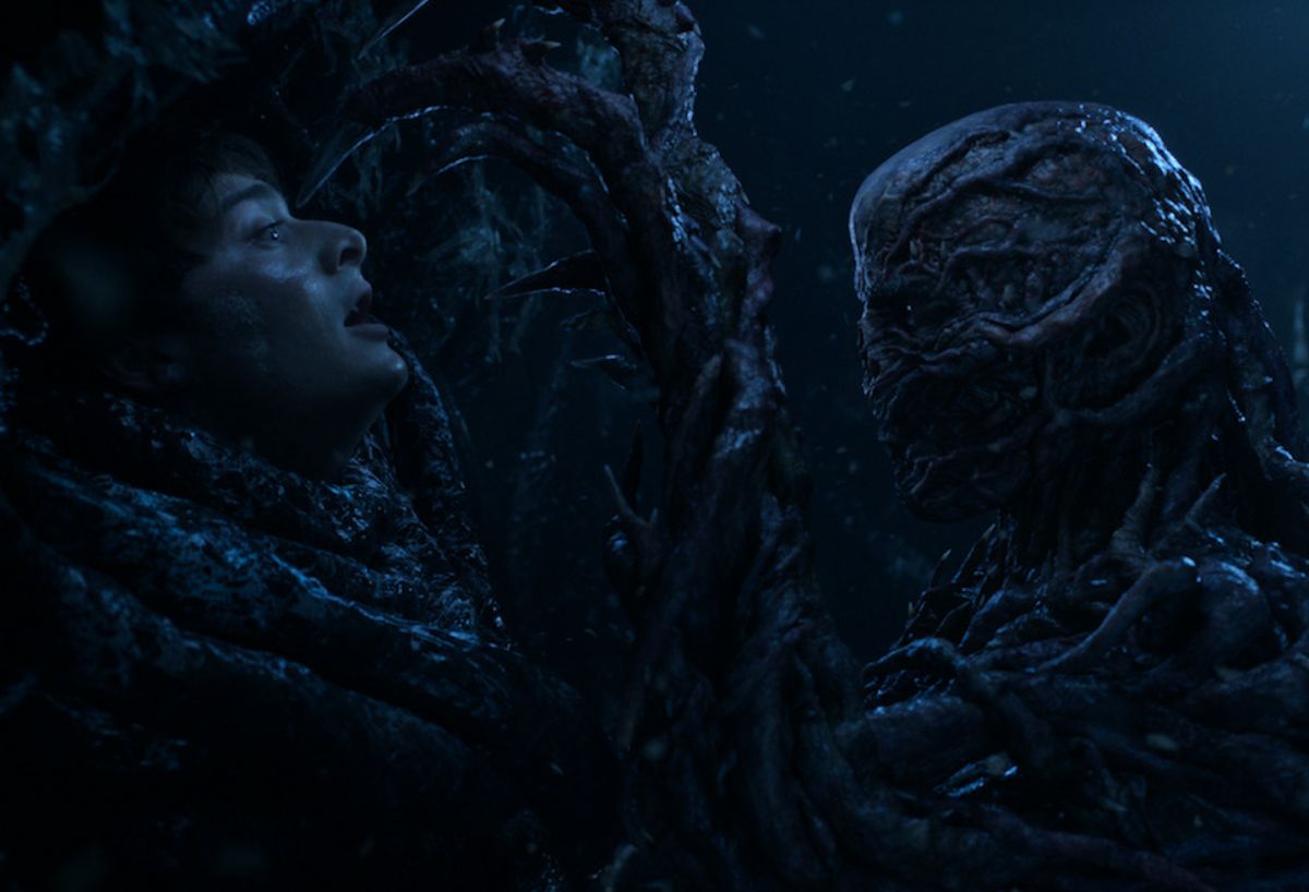 Will is trapped in the Abyss after hacking into the hive mind, where Vecna uses him as a "spy" for the last time to extract information to find the others. Photo courtesy of Netflix