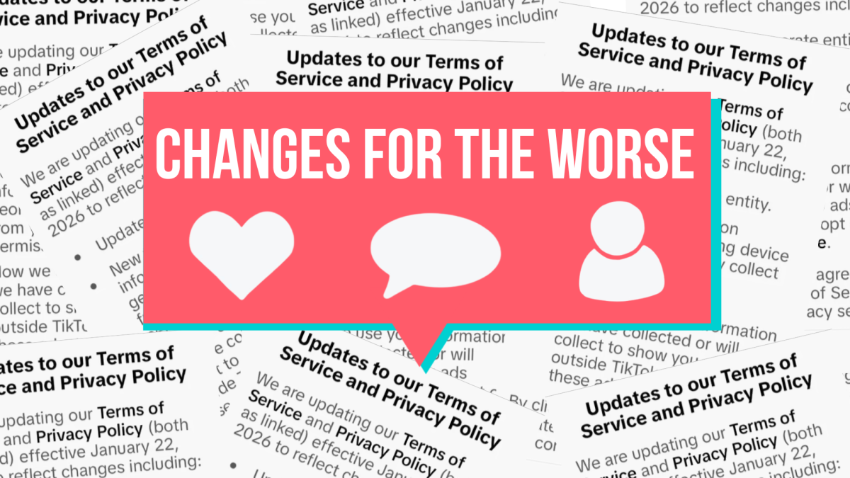 The recent update to TikTok's privacy policy is the latest development in its data collection controversy leading the app to switch to U.S. management. Illustration | Asha Wojciechowski