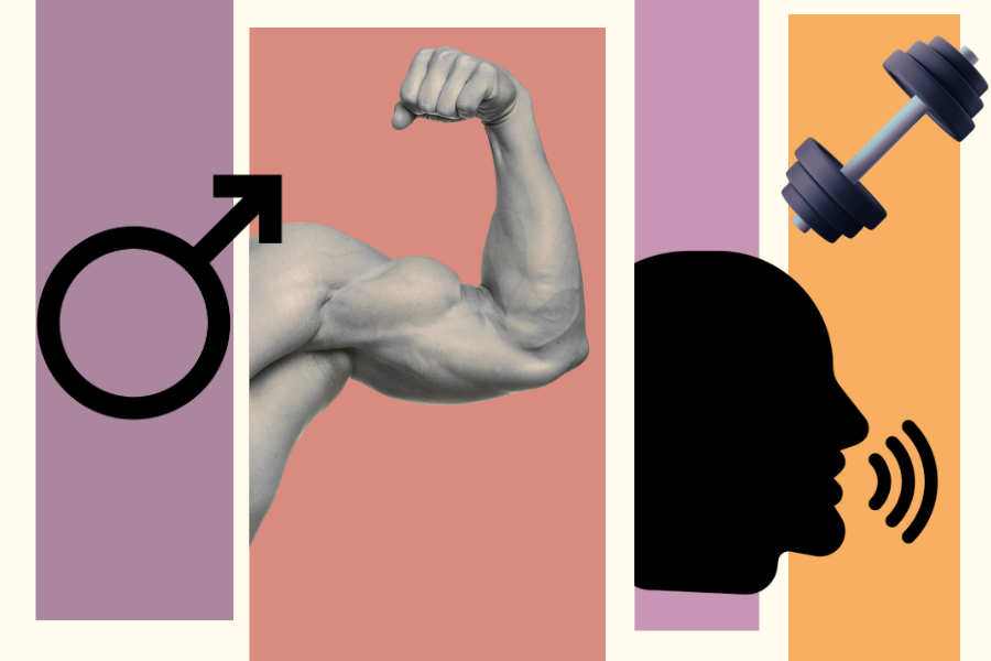 Students and teachers alike reflect on the different ways toxic masculinity manifests itself in MVHS. Graphic | Juju Ling