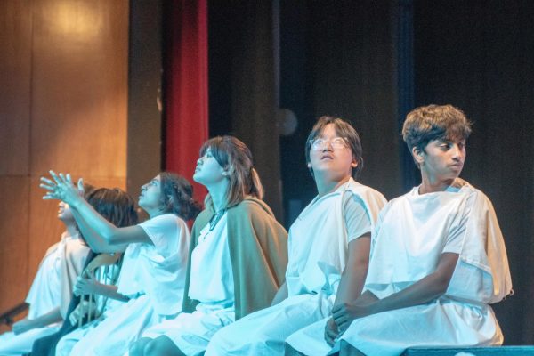 A group of Grecian heroes on a quest for the Golden Fleece search for a response from the Oracle. Photo | Shreejay Arja