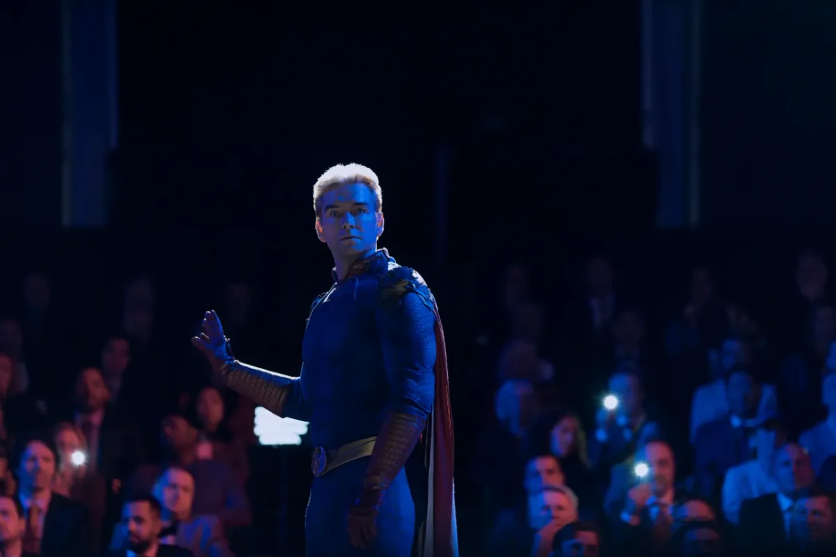 Homelander (Antony Starr) is the main antagonist of the television series and spends the majority of season 5 trying to be immortal. Photo courtesy of Prime Video
