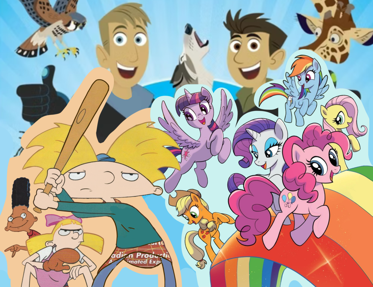"Wild Kratts," "Hey Arnold" and "My Little Pony: Friendship is Magic" are three animated series that are popularly viewed as nostalgic childhood TV shows. Graphic | Ellie Wang